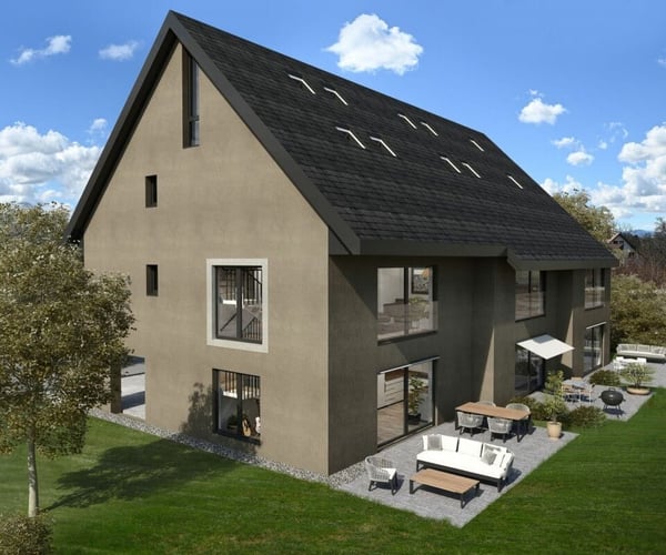 Neues 5.5-Zimmer Reiheneckhaus mit Garten in Grüningen kaufen 2