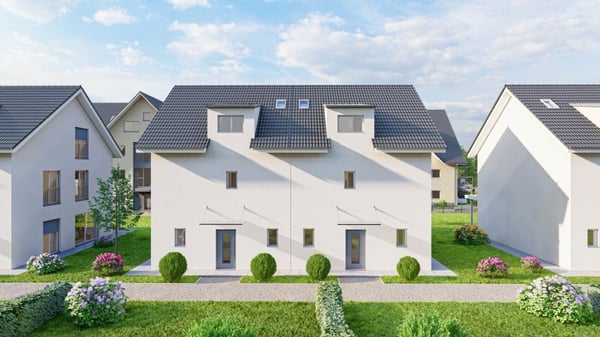 Neubau 6.5-Zi.-Doppeleinfamilienhaus mit Garten in Saland 4