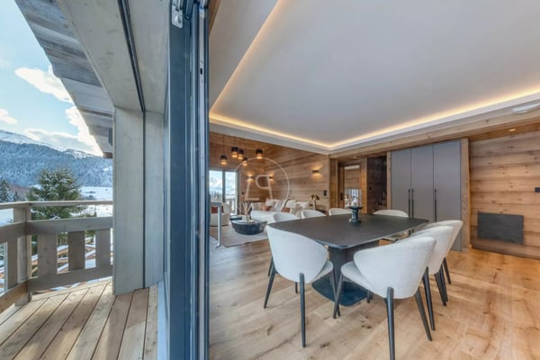 Prestigious duplex penthouse in Rochebrune, Megève 7