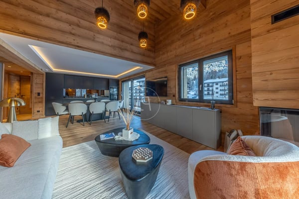 Prestigious duplex penthouse in Rochebrune, Megève 9