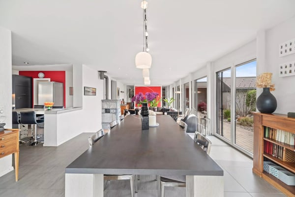 Beautiful family villa, swimming pool and view on the heights of Gland 7