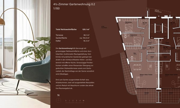Müliacker – Gartenwohnung 0.2 5