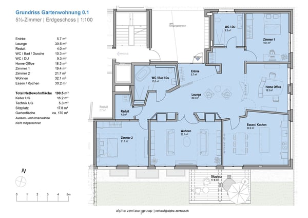 Wohnen in der ersten Reihe – Gartenwohnung 0.1 2