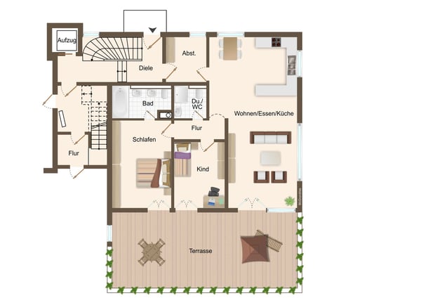Charmante 3-Zimmer-Wohnung im Erdgeschoss in Oberrieden 21