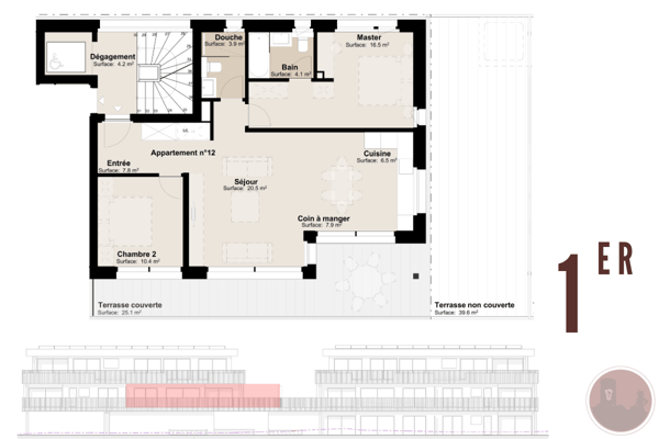Appartement neuf de 3.5 pièces avec terrasse à Martigny 4