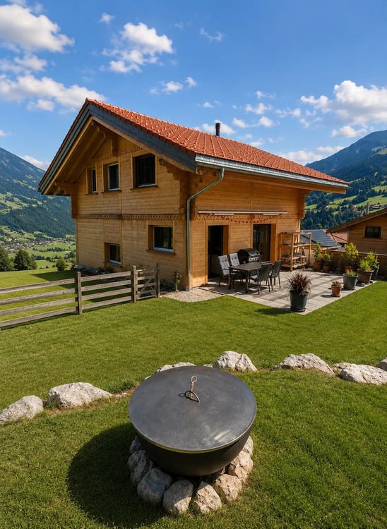 Familienparadies mit großem Umschwung und top Aussicht da, wo andere Ferien machen... 3