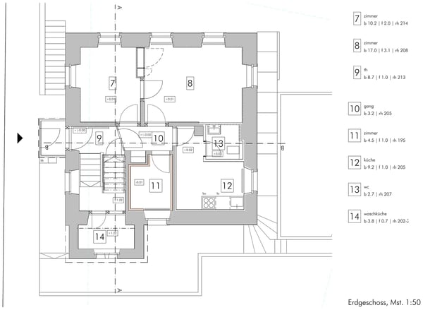 5.5 Zimmer Einfamilienhaus: Wohnhaus mit Baureserve und spektakulärem Blick, 535 m² W2 9