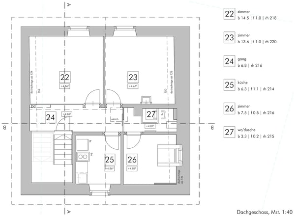 5.5 Zimmer Einfamilienhaus: Wohnhaus mit Baureserve und spektakulärem Blick, 535 m² W2 11