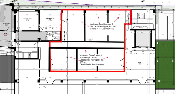 #15.2 Top moderne Büro Lager-Laborräum mit Klima, Lüftung,LAN, Videoüberwacht, Parkplätze, zentral 14