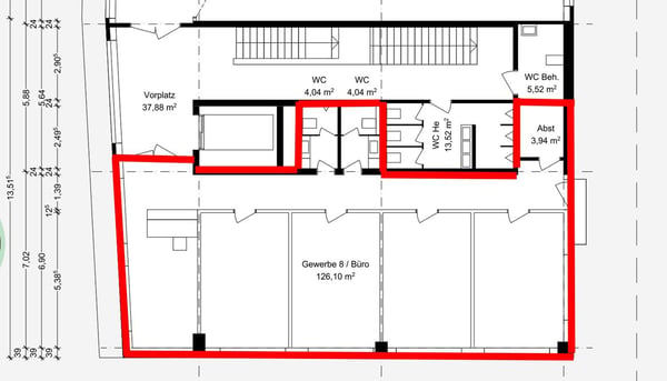 Neubau Verkauf Büro/Praxis 138m² See-Säntis Sicht Büro/Lagerkauf n. Absprache, Klima, Be-und Entlüft 6