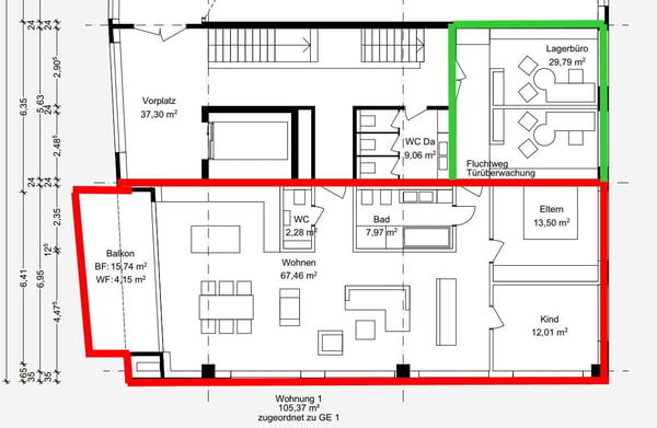 Neubau Verkauf Lager/Büro/Wohnen 2400m² See-Säntis Sicht, Klima, Be-und Entlüftung 8