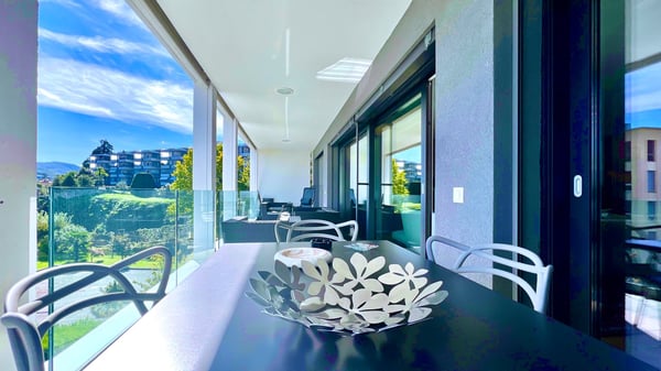 Elegante appartamento di 4.5 locali con vista lago a Lugano Massagno 3