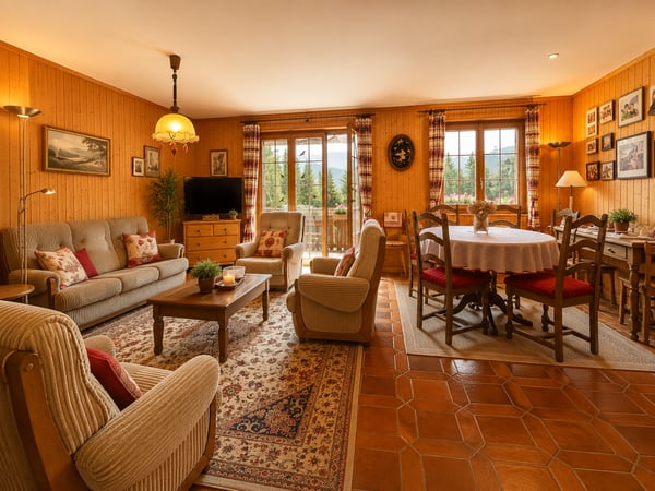 Chalet familial meublé avec jacuzzi et sauna aux Mosses 4
