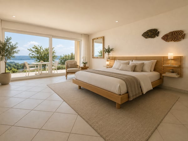 Villa d'exception avec vue panoramique sur le lac 13