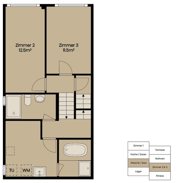 Charmantes 5.5-Zimmer-Doppeleinfamilienhaus an ruhiger Lage in Horgen 21