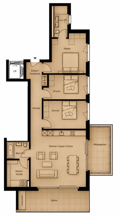 Neubau: Helle und Moderne 4.5-Zimmer-Wohnung im 2. OG 25