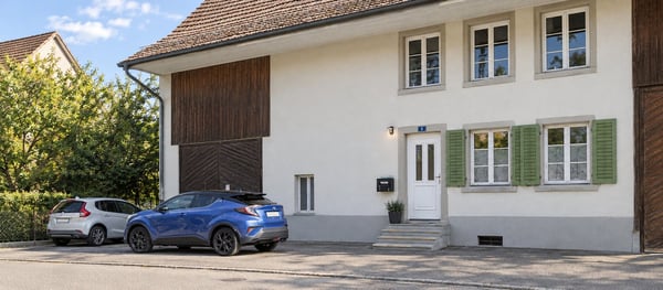 Doppelhaushälfte mit Scheune, Garten und Zukunft, fertig gestalten Sie