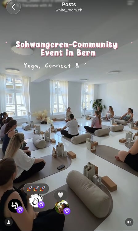 White Room Bern – dein Raum für Yoga, Workshops, Kunst Galerie & mehr direkt neben dem Loeb 2