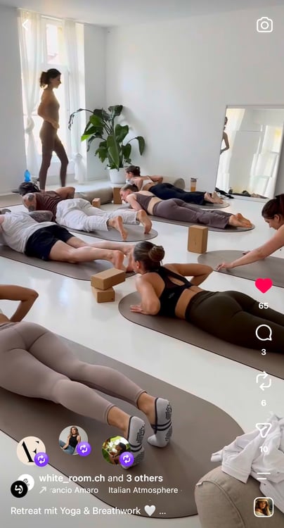 White Room Bern – dein Raum für Yoga, Workshops, Kunst Galerie & mehr direkt neben dem Loeb 8