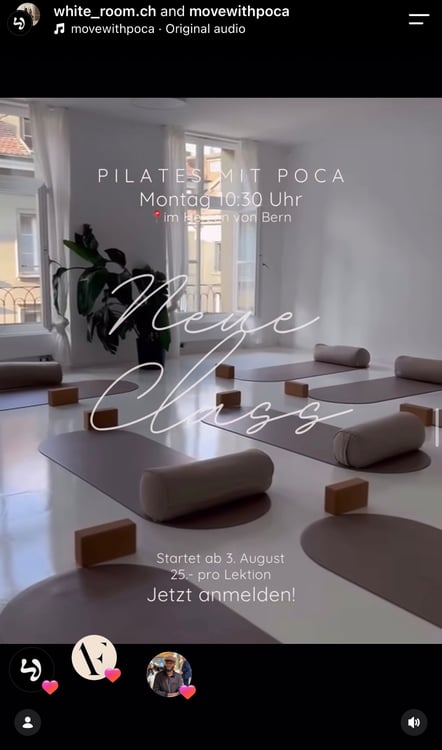 White Room Bern – dein Raum für Yoga, Workshops, Kunst Galerie & mehr direkt neben dem Loeb