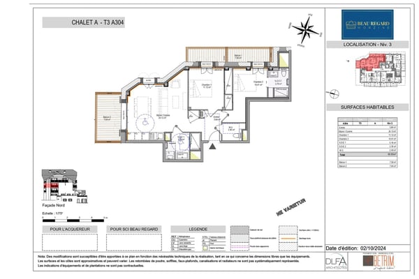 MORZINE – Magnifique 3 pièces de 61 m² avec 2 balcons – Livraison immédiate 10