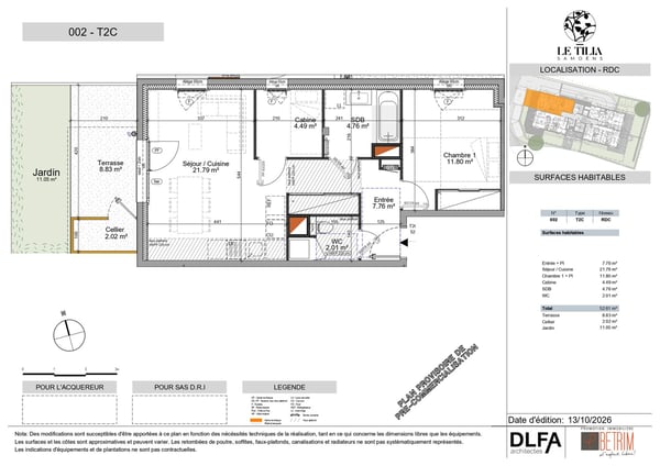 SAMOËNS – Magnifique 2 pièces cabine de 53 m² avec terrasse et jardin – Prix de lancement 5