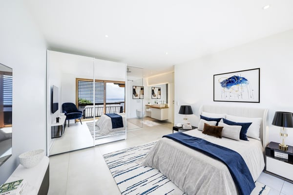 3.5 pièces rénové de 86m2, vue lac panoramique et balcon 25 m 10