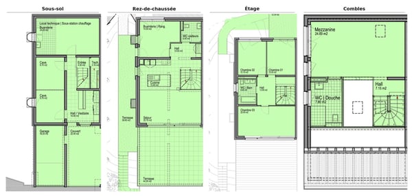 Villa familiale contemporaine avec vue panoramique sur le Léman – Aran 13