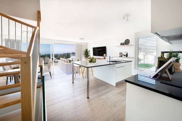 Villa familiale contemporaine avec vue panoramique sur le Léman – Aran 3