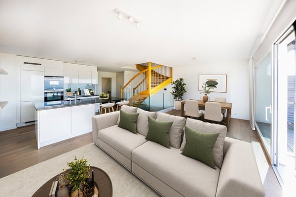 Villa familiale contemporaine avec vue panoramique sur le Léman – Aran 2