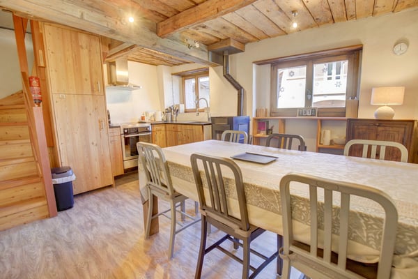In the old village of Nendaz, semi-detached house with great character! 2