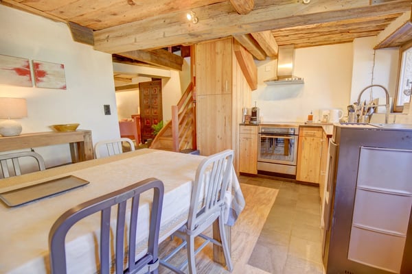 In the old village of Nendaz, semi-detached house with great character! 12