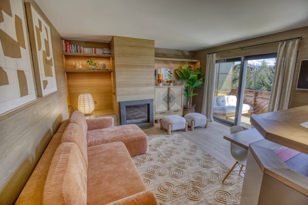 1 bedroom high-end apartment - renovated with a large balcony, in Crans! 3