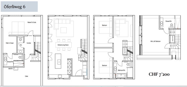 3 Spacious New-Build Row Houses for Rent in Rifferswil 14