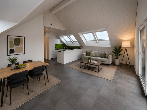Grosszügige Dachwohnung mit Liftzugang