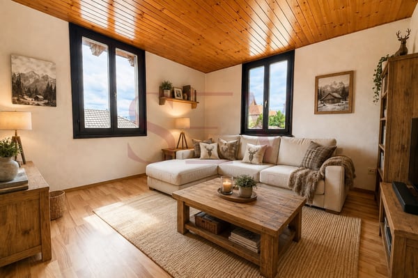 2 logements de 3.5 pièces - Chalet de caractère avec vue dégagée