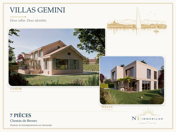 Maisons modernes de 7 pièces à Thônex 1