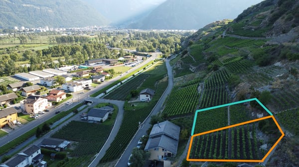 Terrain à bâtir de 988 m² sur le coteau de Branson à Fully – Opportunité rare 1