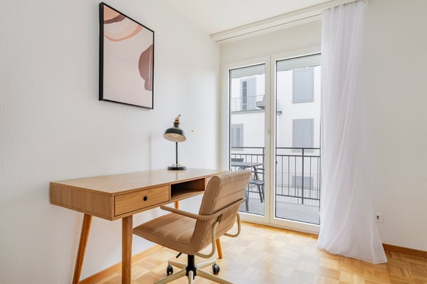 Bright & Modern 3-Room Apartment with Balcony 19