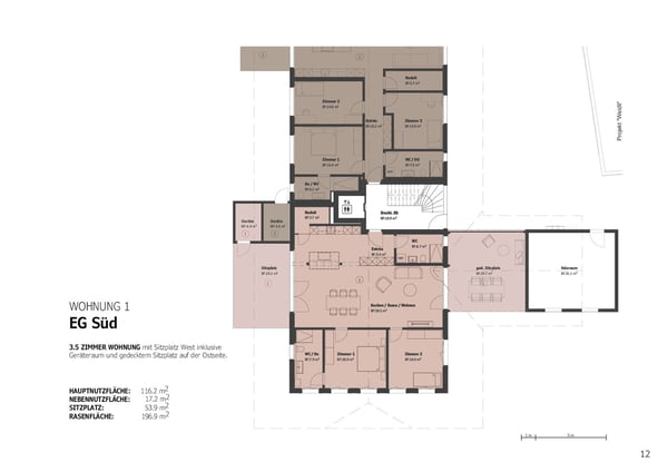 3.5-Zimmer Boutique-Eigentumswohnung im Bauernhaus-Stil - Hasle b.Burgdorf 2