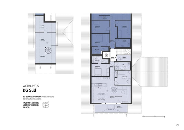 3.5-Zimmer Boutique-Eigentumswohnung mit Galerie im Bauernhaus-Stil - Hasle b.Burgdorf 2