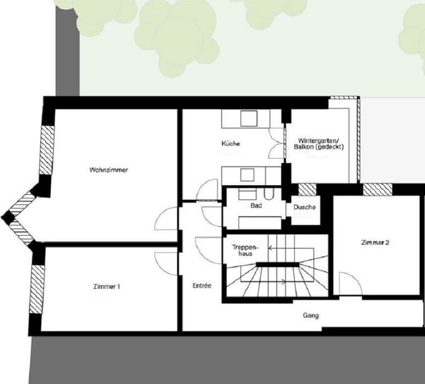 2,5 Zimmer Wohnung mit balkon in Olten 1