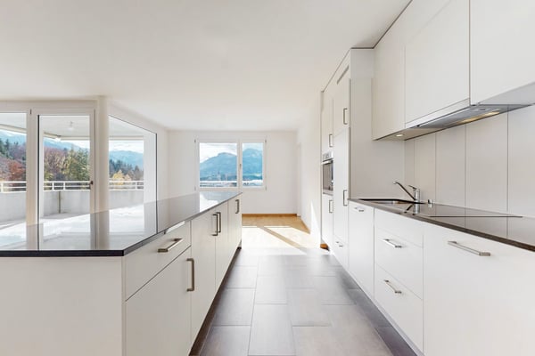 Magnifique appartement 2.5 pièces avec vue sur les montagnes à Bulle