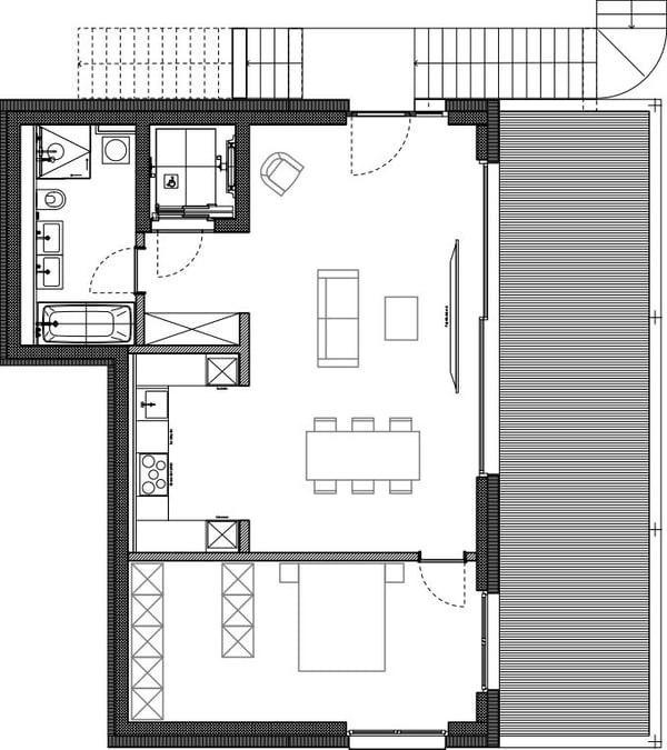 2.5-Zimmer-Wohnung mit 32 m² Terrasse – Privatsphäre wie im Einfamilienhaus in Kriens 3