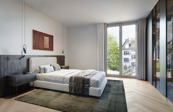 Hochwertige Stadtwohnung mit Balkon im Projekt CRAMERIE 3