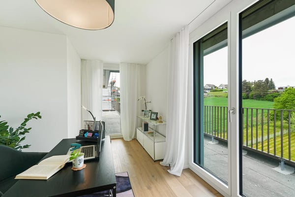 Attikawohnung mit viel Privatsphäre, Blick ins Grüne und 97 m² Terrasse 9