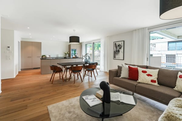 Attikawohnung mit viel Privatsphäre, Blick ins Grüne und 97 m² Terrasse 13