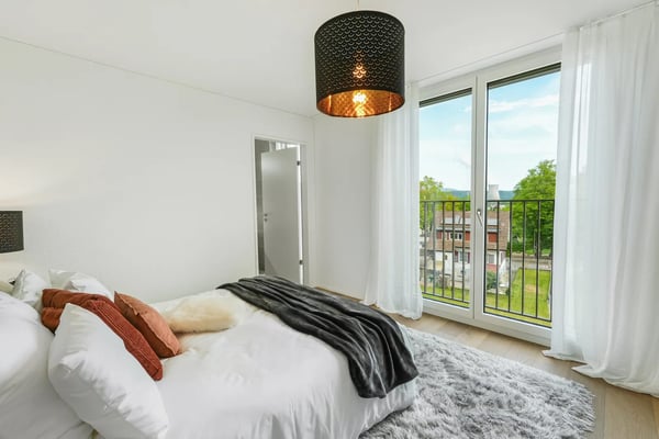 Attikawohnung mit viel Privatsphäre, Blick ins Grüne und 97 m² Terrasse 3
