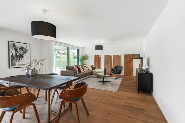 Attikawohnung mit viel Privatsphäre, Blick ins Grüne und 97 m² Terrasse 10