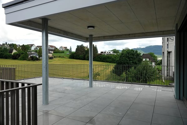 Attikawohnung mit viel Privatsphäre, Blick ins Grüne und 97 m² Terrasse 2